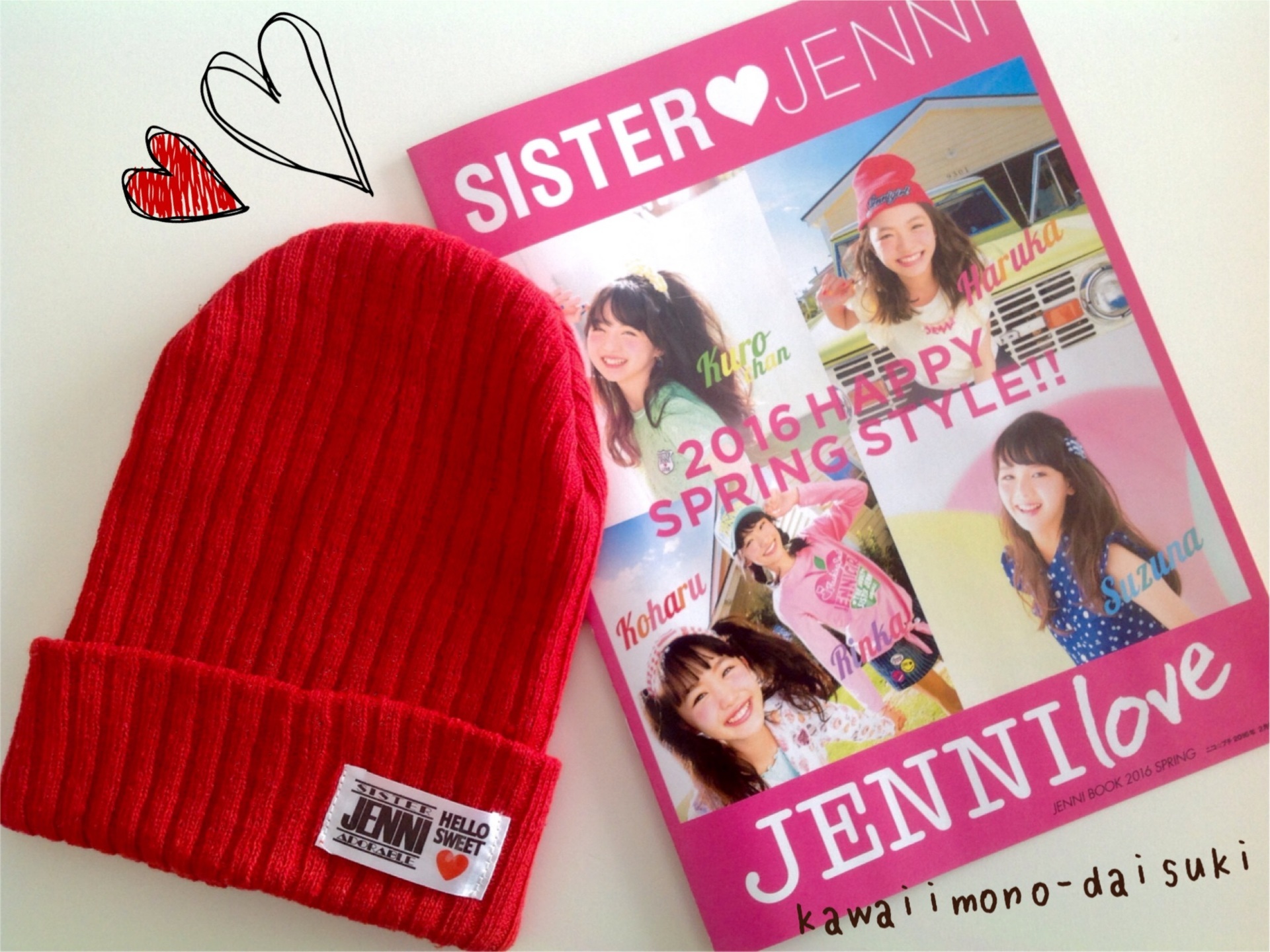 JENNI☆かわいいニット帽《ニコプチ付録》: カワイイもの大好き☆ブログ